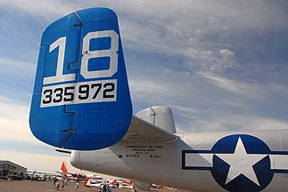 North American B-25J Mitchell Maid in the Shade N125AZ, Copperstate Fly-in, October 23, 2010